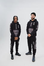 Load image into Gallery viewer, Get money clothing 'g' logo Tracksuit Black/grey Combat
